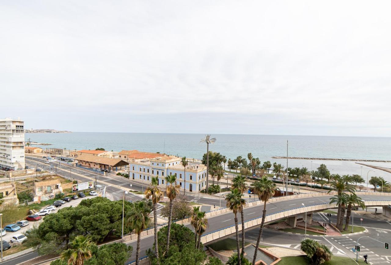 Atico De Lujo Con Vistas Al Mar, Primera Linea Playa Del Postiguet Alicante Buitenkant foto