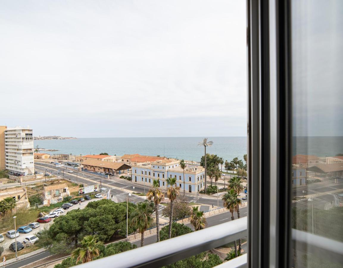 Atico De Lujo Con Vistas Al Mar, Primera Linea Playa Del Postiguet Alicante Buitenkant foto